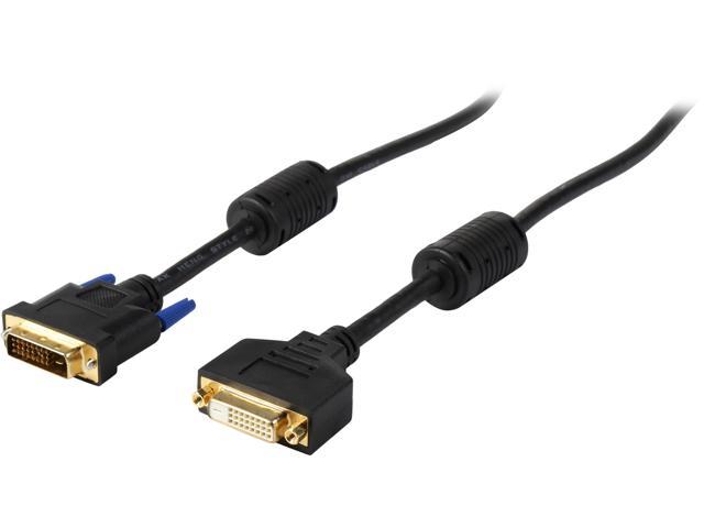 Tripp Lite P562-006 Black 1 x DVI-D DUAL LINK (MALE) to 1 x DVI-I (FEMALE) Male to Female DVI Dual Link Extension TMDS Cable