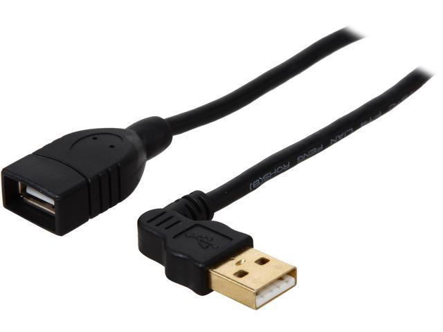 Tripp Lite U005-10I Black USB Right Angle Extension Cable