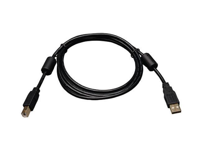 Tripp Lite USB 2.0 Hi-Speed A/B Cable with Ferrite Chokes (M/M), 6-ft. (U023-006)