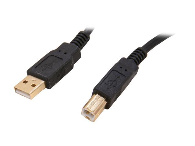 PPA 7666D Black USB 2.0 A/B Cable