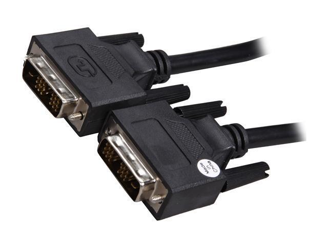 DAT 7321D Black Male to Male One DVI-D to DVI-D Single Link Cable ...