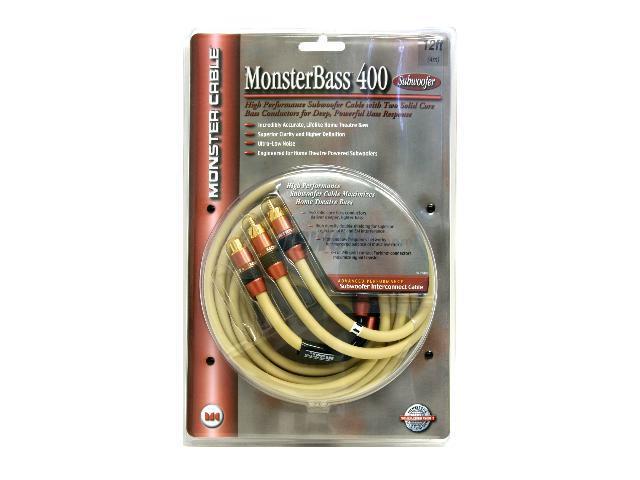 monster cable monsterbass 400 subwoofer cable