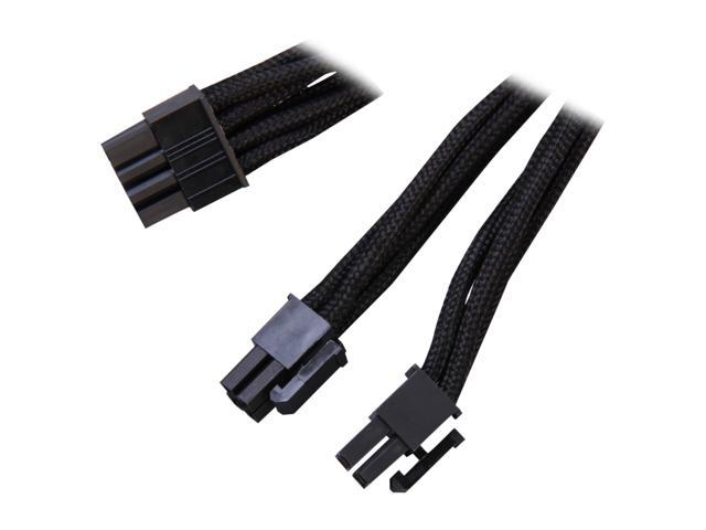 Silverstone PP06B-EPS55 1.8 ft. Sleeved EPS/ATX12V 8pin Cable