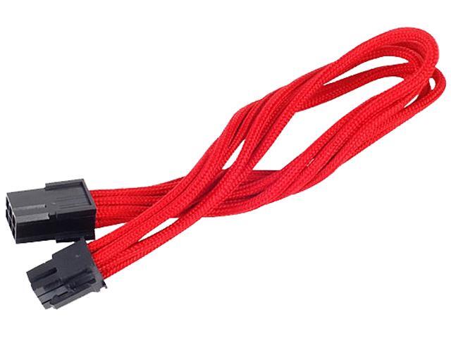 Cavo Prolunga Alimentazione 24 Pin Silverstone SST-PP07-MBR Con Manicotto Rosso