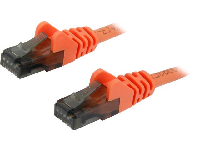 Belkin A3L980-50-ORG-S Cable,CAT6,UTP,RJ45M/M,50,ORG,Patch,SNAGLESS