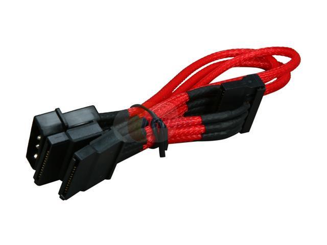 Nzxt Cbr Sata In Cm Pin Molex To Sata Cable Newegg Com