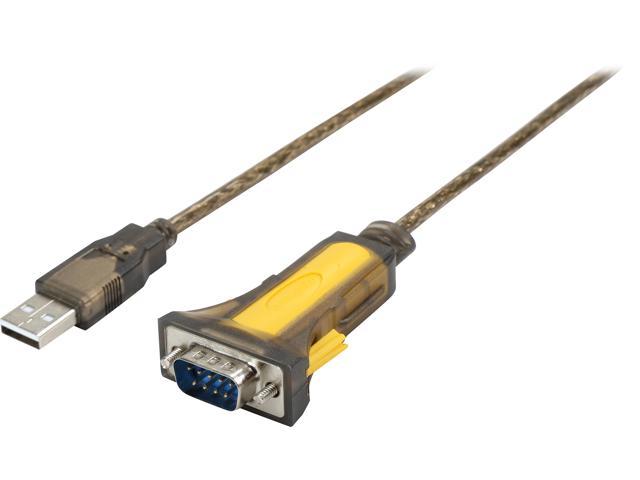 SYBA SI-ADA15060 USB 2.0 to RS232 DB9 Male Serial Cable PL2303 Chipset