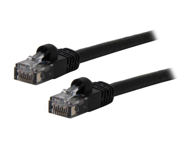 Link Depot C6M-10-BKB 10 ft. Cat 6 Black Network Cable