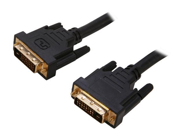 Link Depot DVI-3-DD Black DVI-D male to DVI-D male dual link Cable, Black - OEM
