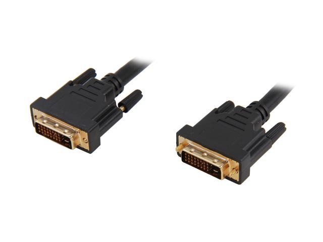 Link Depot DVI-10-DD Black 2 x DVI 24-pin (Others Also Call 25-Pin or 24+1 Pin) Male Male to Male DVI-D Male to DVI-D Male Dual Link Cable - OEM