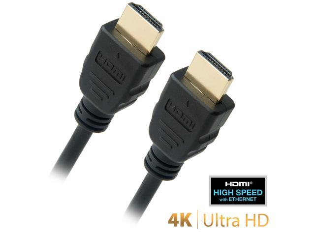 Omni Gear HDMI-3-HDMI 10 ft. Black HDMI to HDMI 2.0 Cable (4K Ultra HD) Male to Male