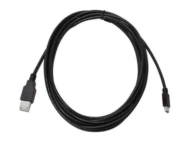 Link Depot USB-10-AMB Black USB 2.0 cable A/Male to Mini B male