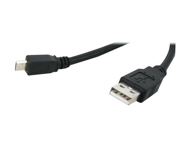 Link Depot MUSB-6-22AWG USB 2.0 Type A Male To Micro USB 5-pin Male ...