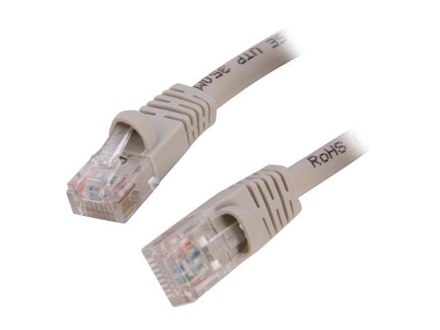 Link Depot C5M-10-GYB 10 ft. Cat 5E Grey Network Ethernet Cable