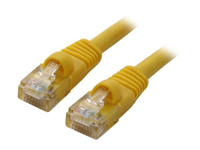 Link Depot C5M-14-YLB 14 ft. Cat 5E Yellow Network Ethernet Cable