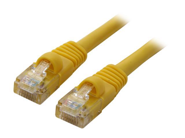 Link Depot C5M-25-YLB 25 ft. Cat 5E Yellow Network Ethernet Cable
