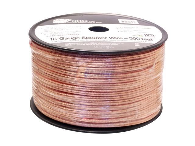 SIIG Model CB-AU0712-S1 500 ft. 16-Gauge Speaker Wire - Newegg.com