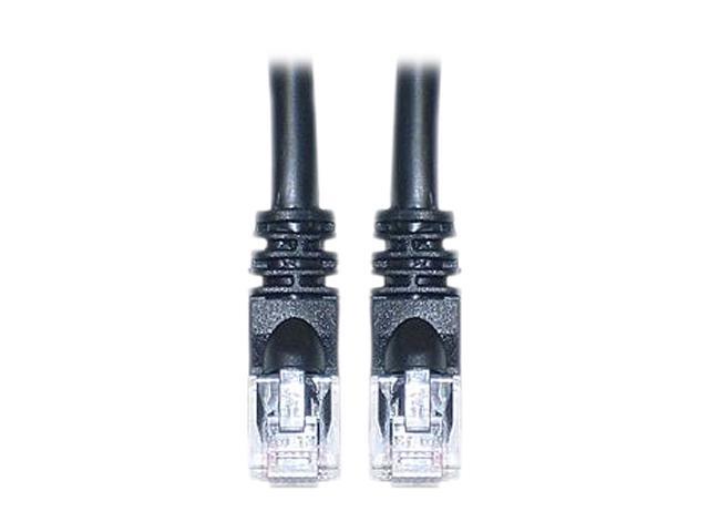 SIIG CB-5E0411-S1 10 ft. Cat 5E Black 350MHz UTP Network Cable - OEM