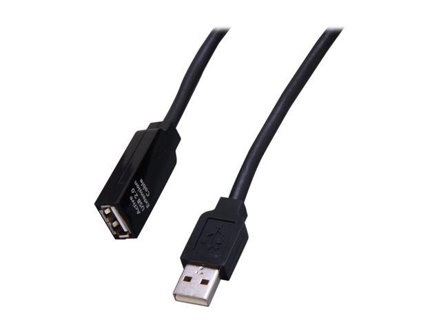 SIIG JU-CB0211-S1 Black USB 2.0 Active Repeater Cable