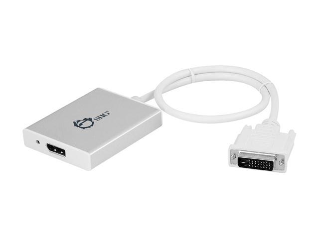 SIIG CB-DP0J11-S1 DVI to DisplayPort Converter with Audio