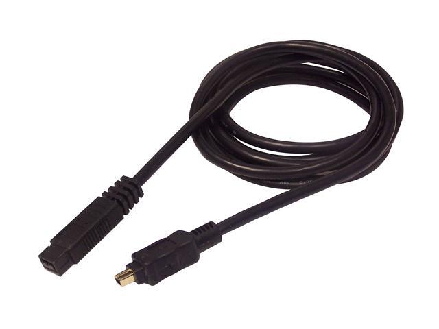 SIIG CB-894012-S3 6.6 ft. (2m) FireWire 800 9-pin to 4-pin Cable Male to Male