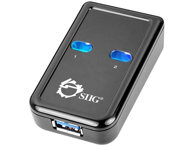 SIIG JU-SW0012-S1 USB 3.0 Switch 2-to-1