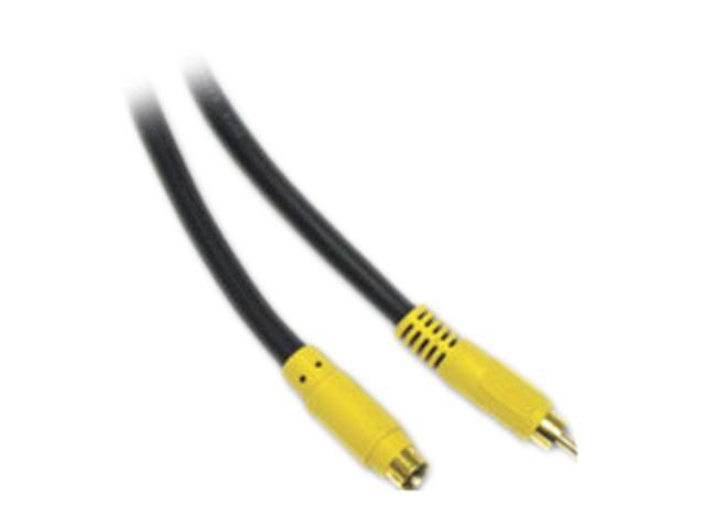 C2G 27964 Value Series Bi-Directional S-Video to Composite Video Cable, Black (6 Feet, 1.82 Meters)