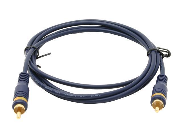 C2G 27231 Velocity Composite Video Cable, Blue (6 Feet, 1.82 Meters)