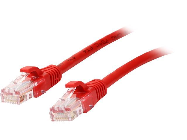 CABLES TO GO 15197 7ft Cat5E 350 MHz Snagless Patch Cable - Red ...