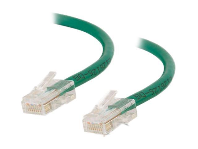 Non-Booted Unshielded Ethernet Network Patch Cable C2G 25515 Cat5e Cable 2 Feet, 0.60 Meters Green 