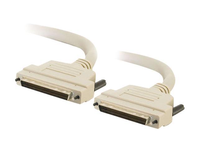 Cables To Go Model 07859 6 ft. SCSI-3 MD68M (Thumbscrew) to SCSI-1 C50M Cable Male to Male