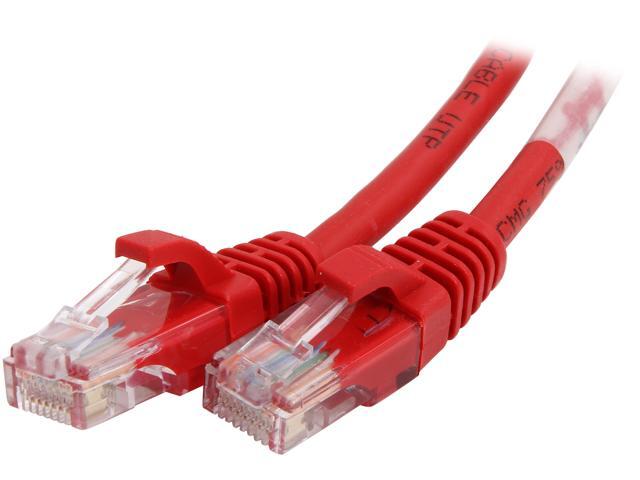 7ft CAT5e Snagless Patch Cable Red
