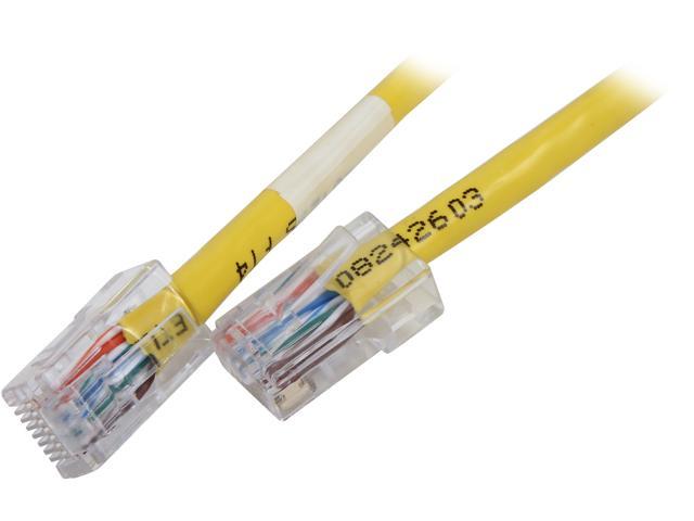 C2G 22682 Cat5e Cable - Non-Booted Unshielded Ethernet Network Patch Cable, Yellow (5 Feet, 1.52 Meters)