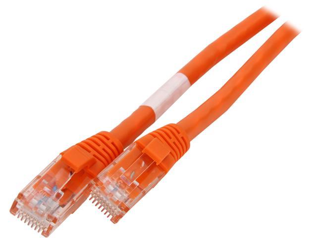 C2G 31348 Cat6 Cable - Snagless Unshielded Ethernet Network Patch Cable, Orange (5 Feet, 1.52 Meters)