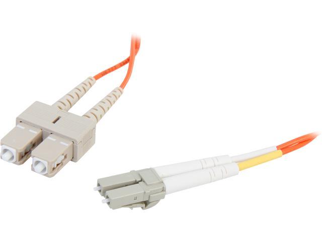 C2G 33155 6.56 ft. LC/SC Duplex 62.5/125 Multimode Fiber Patch Cable ...