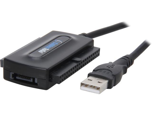 immunisering Jeg vil være stærk inerti C2G 30504 Cables to Go USB 2.0 to IDE or Serial ATA Drive Adapter Cable,  Black USB Converters - Newegg.com