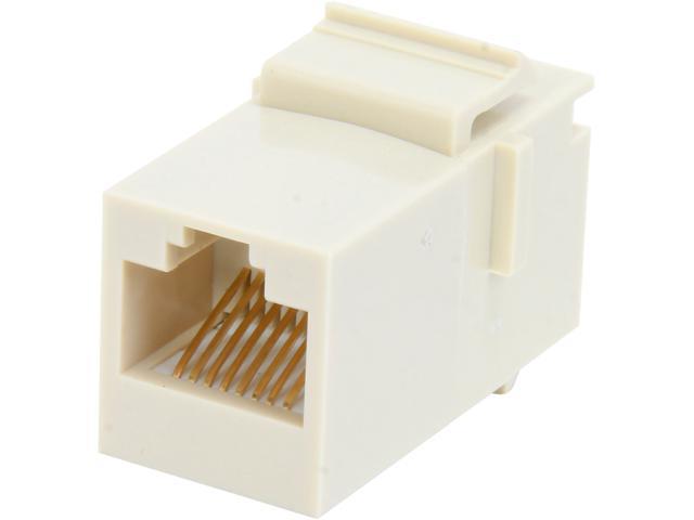 C2G RJ45 (8P8C) Coupler Keystone Insert Module - Ivory - Newegg.com