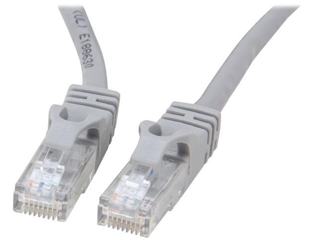 CABLES TO GO 31340 5ft Cat6 550 MHz Snagless Patch Cable - Gray ...