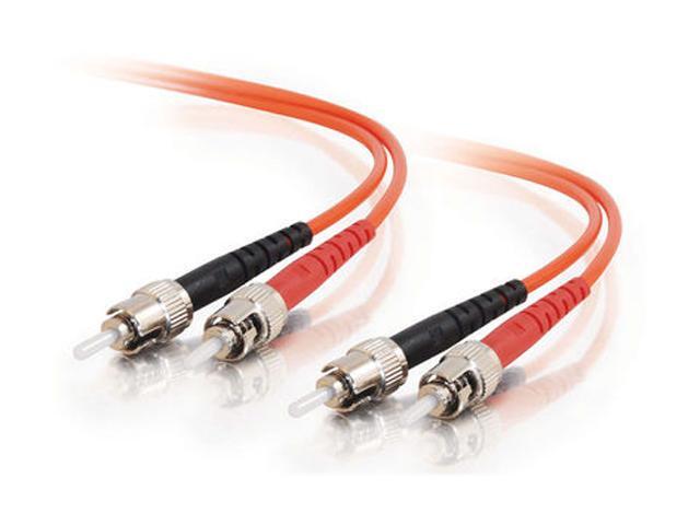 1 Meter, Aqua C2G//Cables to Go 36121 LC-ST 10GB 50//125 OM3 Duplex Multimode PVC Fiber Optic Cable
