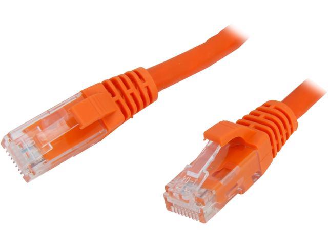 C2G 27814 Cat6 Cable - Snagless Unshielded Ethernet Network Patch Cable, Orange (14 Feet, 4.26 Meters)