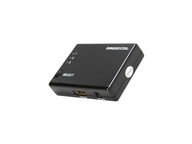 MASSCOOL HS-MA103 Mini HDMI Amplifier Switch 3 in 1 out