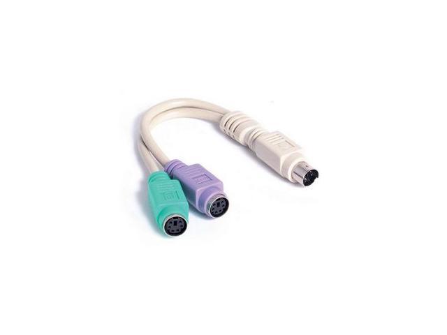 F IEI Technology 32006-000300-100-RS Y Cable for KB/MS,One PS/2 to Two PS/2 M Old Model: 32000-133200-RS ,L:13cm 