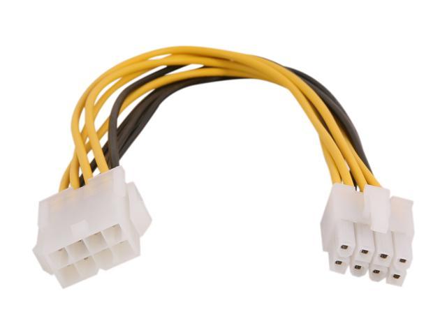 StarTech 8 inch EPS 8 Pin Power Extension Cable 