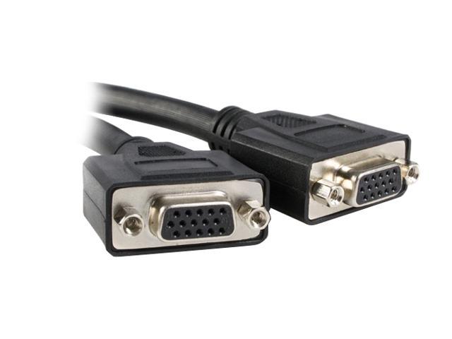 StarTech.com DMSVGAVGA1 Black LFH 59 Male to Dual Female VGA DMS 59 ...