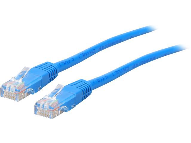 NEW 7' CAT5E T568B Patch 7FT Blue Cable Cord CAT 5e Ethernet Network UTP 7 Feet 