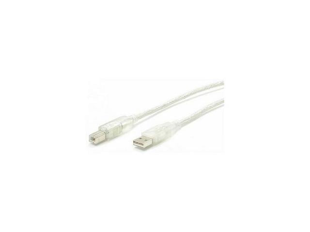 StarTech.com USBFAB10T Transparent USB 2.0 Cable - A To B - Newegg.ca