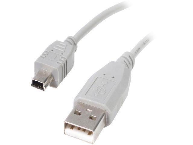 StarTech.com USB2HABM10 Gray USB 2.0 Cable - USB A to Mini B