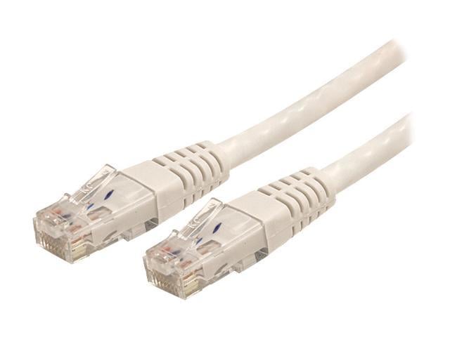 50 Feet Basics Flat RJ45 Cat-6 Gigabit Ethernet Patch Internet Cable Includes 20 Nails 