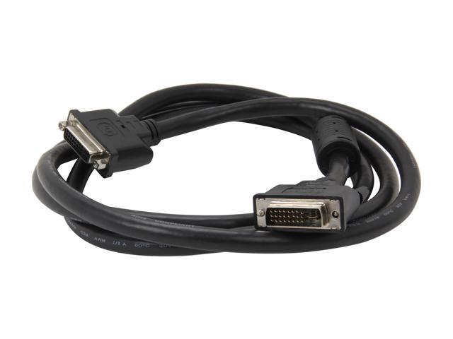 StarTech.com DVIIDMF6 Black Male To Female Dual Link Digital Analog DVI ...