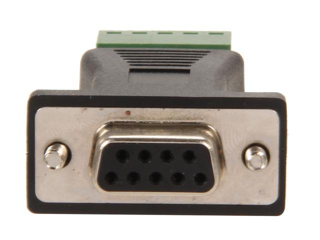 StarTech.com DB92422 RS422 RS485 Serial DB9 To Terminal Block Adapter ...